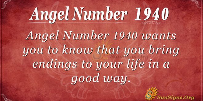 Angel Number 1940