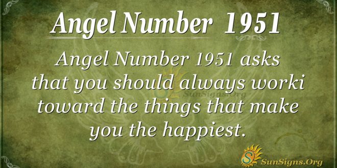 Angel Number 1951