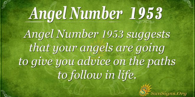 Angel Number 1953
