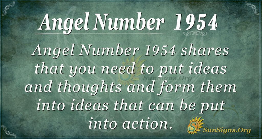 Angel Number 1954