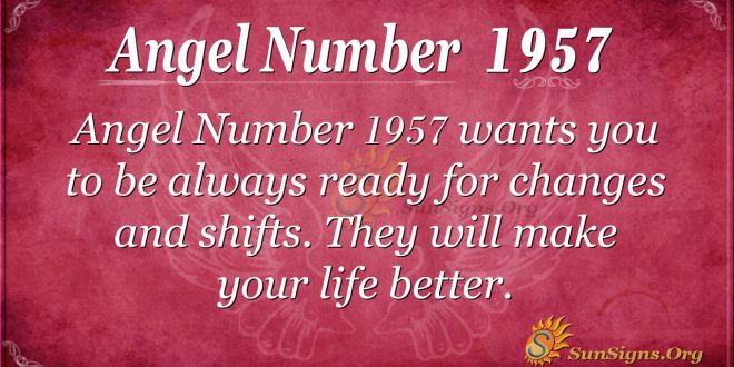 Angel Number 1957
