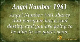 Angel Number 1961