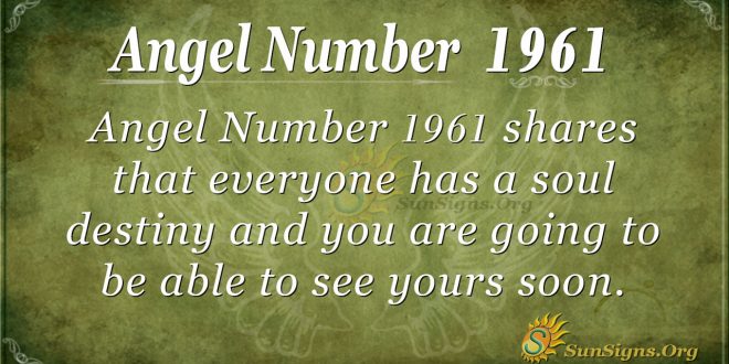 Angel Number 1961