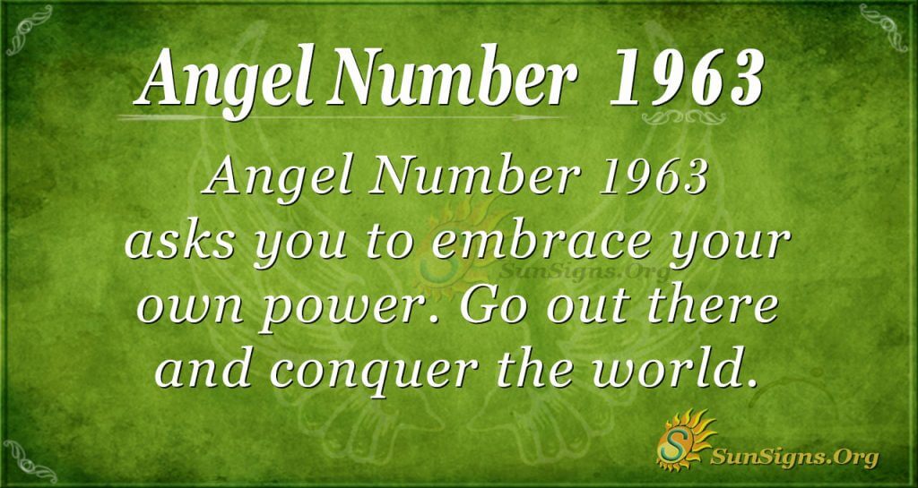 Angel Number 1963