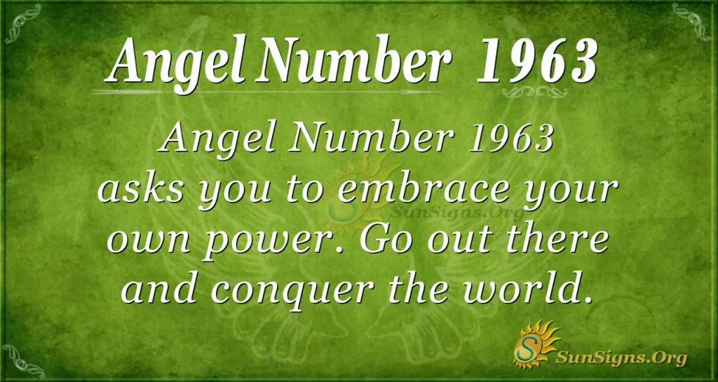 Angel Number 1963