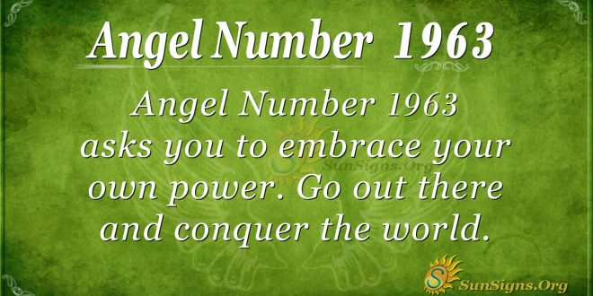 Angel Number 1963
