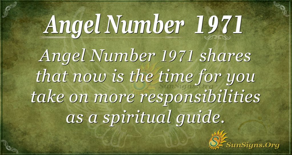 Angel Number 1971