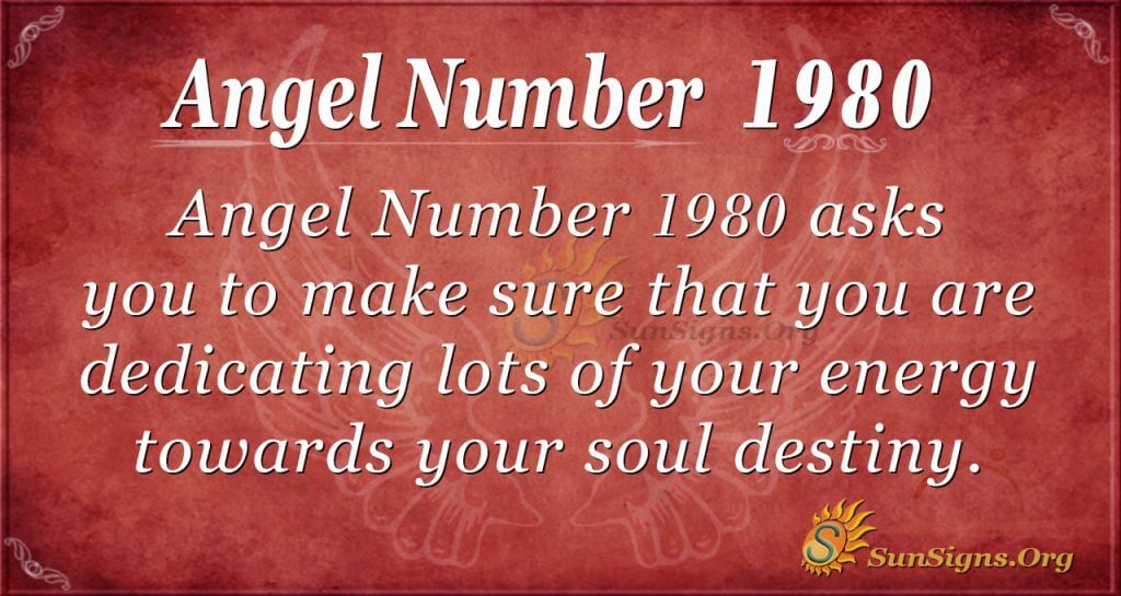 Angel Number 1980