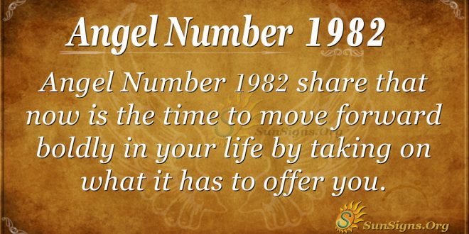 Angel Number 1982