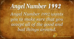 Angel Number 1992
