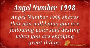 Angel number1998