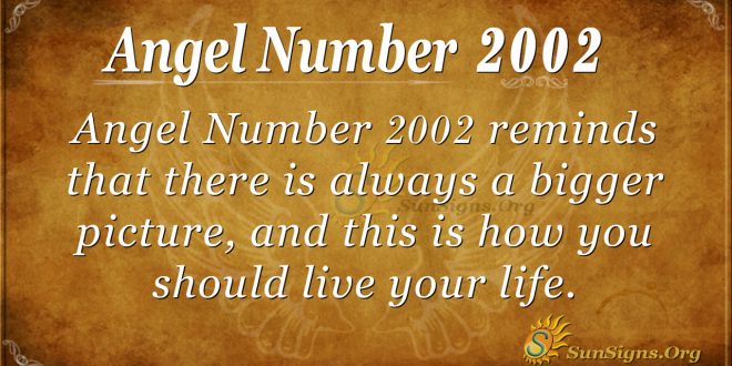 Angel number 2002