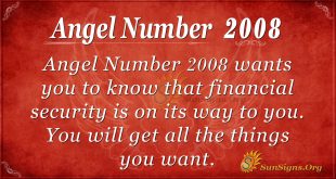 Angel number 2008