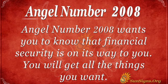 Angel number 2008