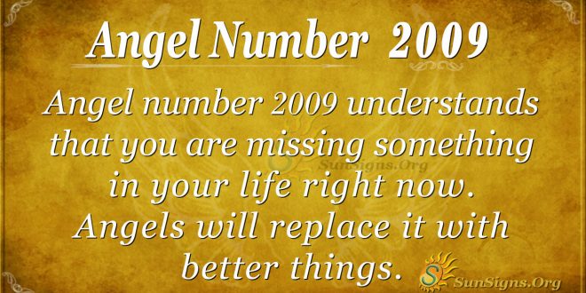 Angel Number 2009