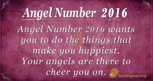 Angel Number2016