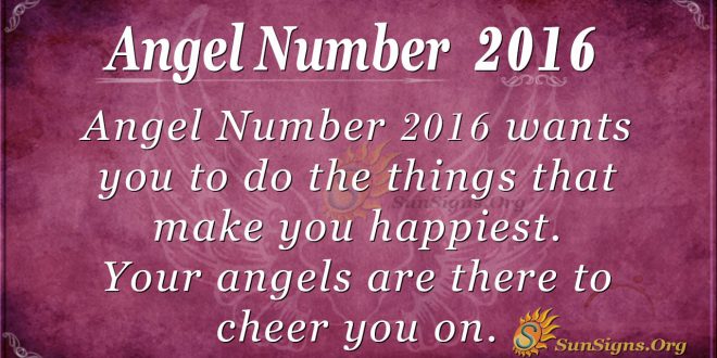 Angel Number2016