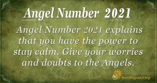 Angel number 2021