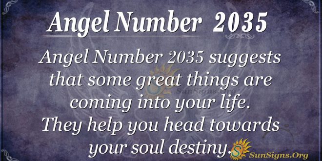 Angel Number 2035