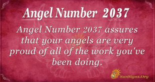 Angel Number 2037