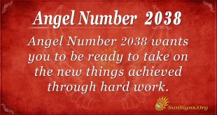 Angel Number 2038