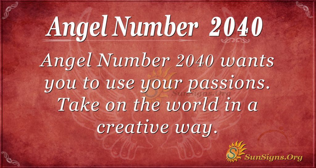 Angel Number 2040