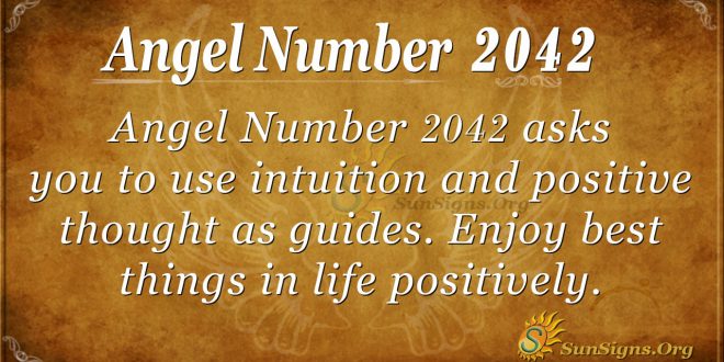 Angel Number 2042