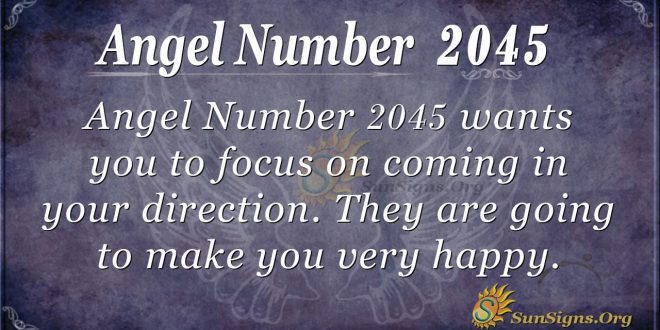 Angel Number 2045
