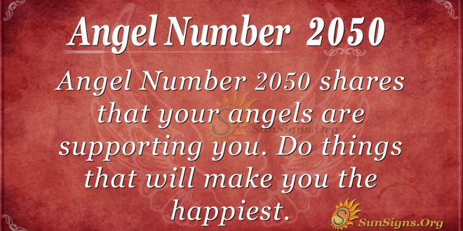Angel number 2050