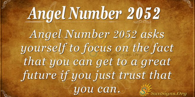 Angel Number 2052