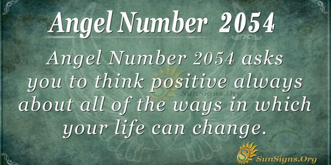 Angel Number 2054