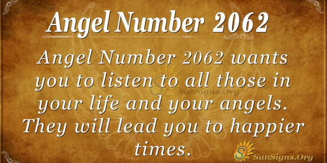 Angel Number 2062