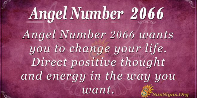 Angel Number 2066