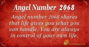 Angel Number 2068