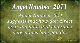 Angel Number 2071