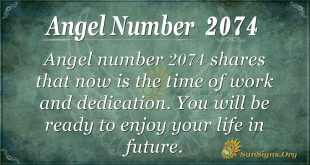 Angel Number 2074