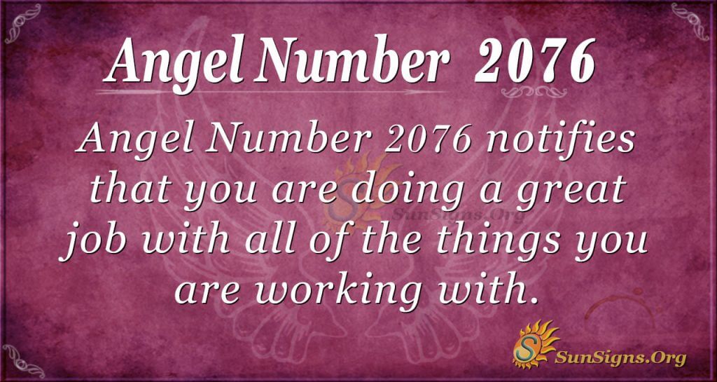 Angel Number 2076