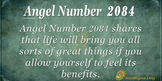 Angel Number 2084
