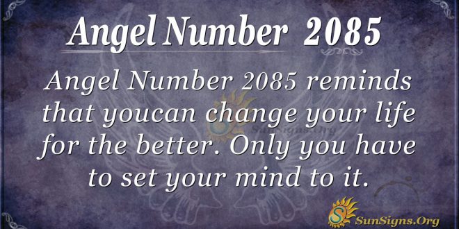 Angel Number 2085
