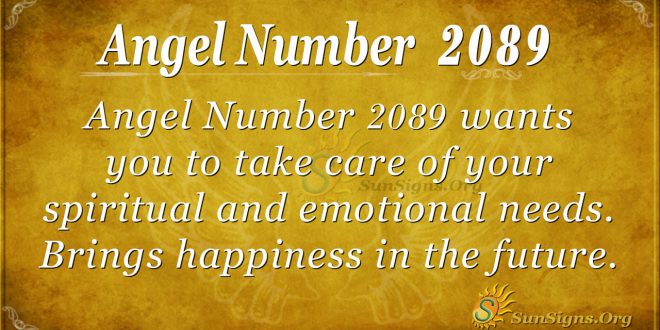 Angel Number 2089