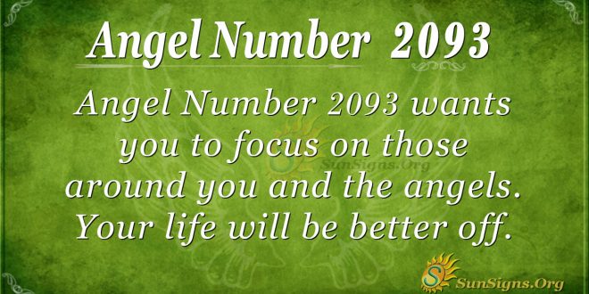 Angel Number 2093