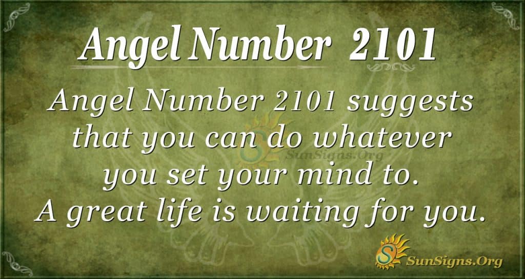 Angel number 2101
