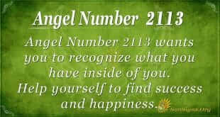 Angel Number 2113