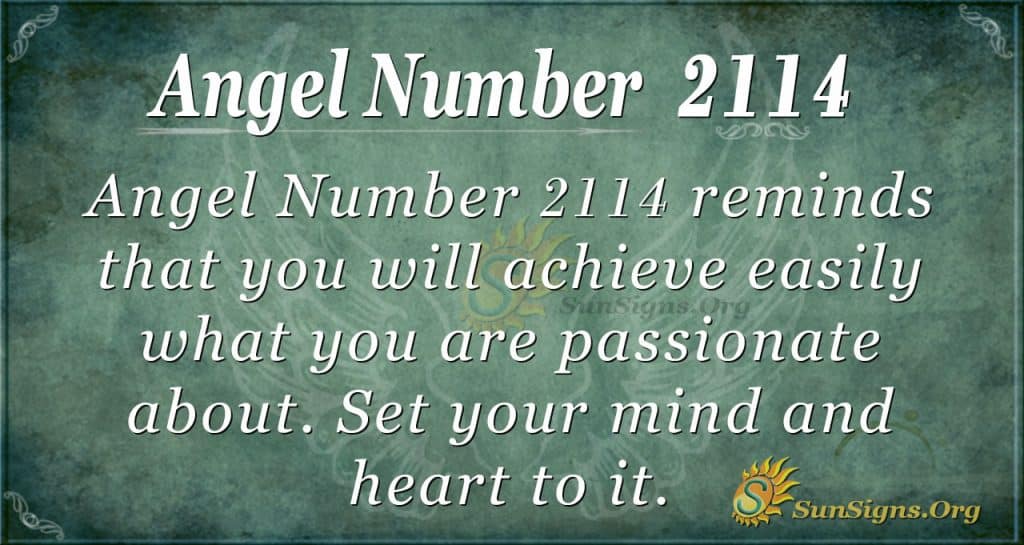 Angel Number 2114