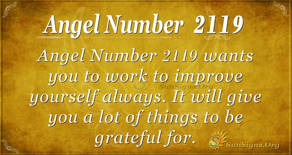 Angel number 2119