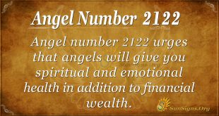 Angel Number 2122