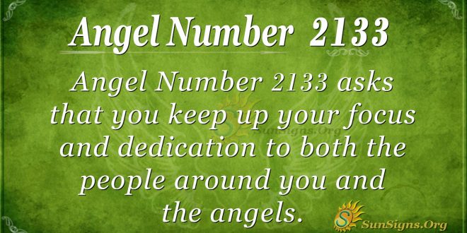 Angel Number 2133