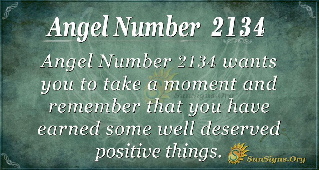 Angel Number 2134