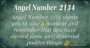 Angel Number 2134