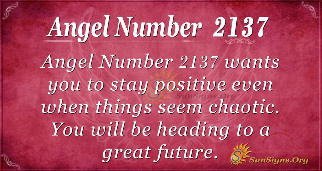 Angel Number 2137